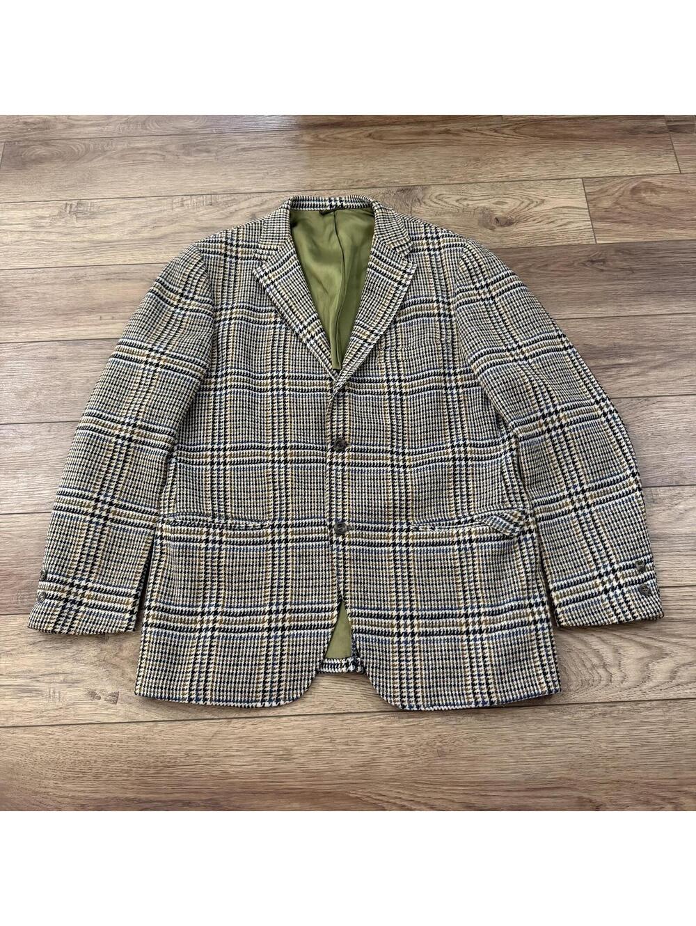 Vintage 60s JC Penney Towncraft Wool Tweed Blazer Coat